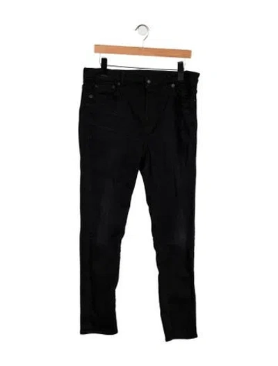 Pre-owned R13 Mid-rise Skinny Leg Jeans In Black