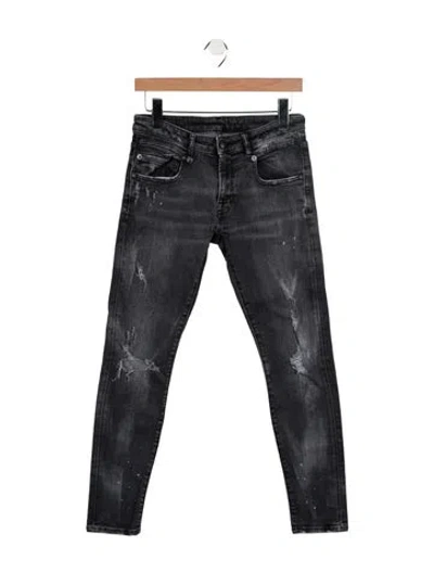 Pre-owned R13 Mid-rise Skinny Leg Jeans In Blue