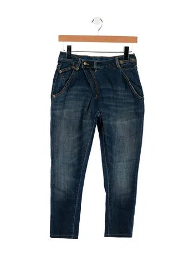 Pre-owned R13 Mid-rise Skinny Leg Jeans In Blue