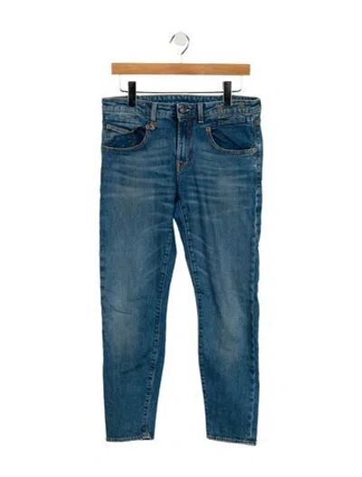 Pre-owned R13 Mid-rise Skinny Leg Jeans In Blue
