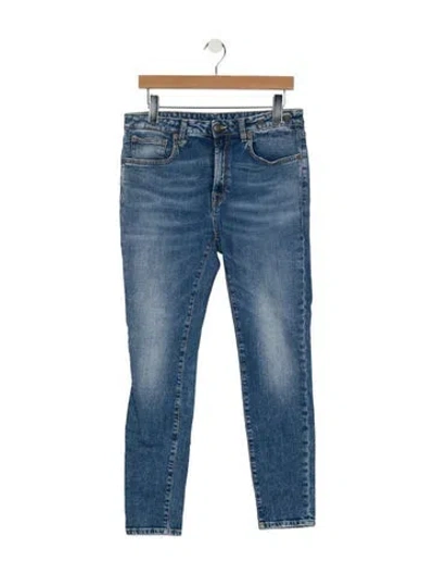 Pre-owned R13 Mid-rise Skinny Leg Jeans In Blue