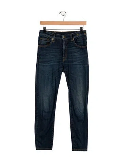 Pre-owned R13 Mid-rise Skinny Leg Jeans In Blue