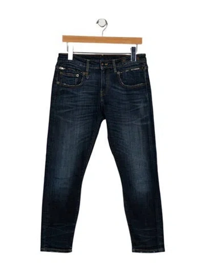 Pre-owned R13 Mid-rise Skinny Leg Jeans In Blue