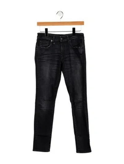 Pre-owned R13 Mid-rise Skinny Leg Jeans In Blue