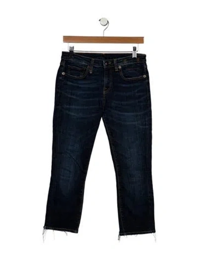 Pre-owned R13 Mid-rise Skinny Leg Jeans In Blue