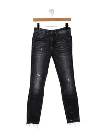 Pre-owned R13 Mid-rise Skinny Leg Jeans In Blue