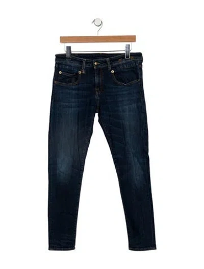 Pre-owned R13 Mid-rise Skinny Leg Jeans In Blue