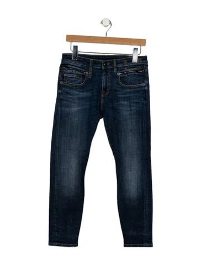 Pre-owned R13 Mid-rise Skinny Leg Jeans In Blue