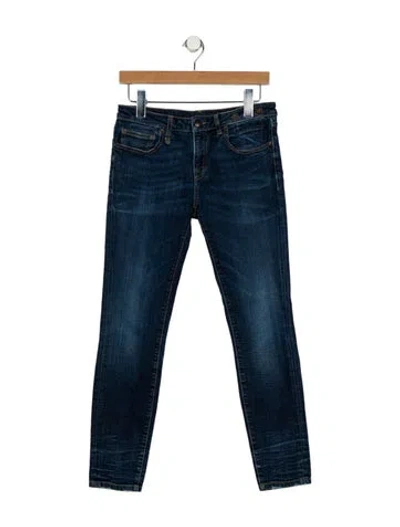 Pre-owned R13 Mid-rise Skinny Leg Jeans In Blue