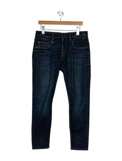 Pre-owned R13 Mid-rise Skinny Leg Jeans In Blue
