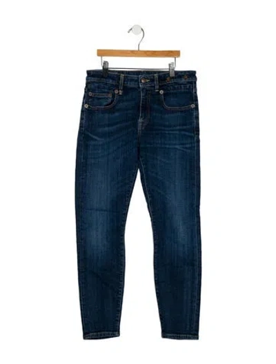 Pre-owned R13 Mid-rise Skinny Leg Jeans In Blue