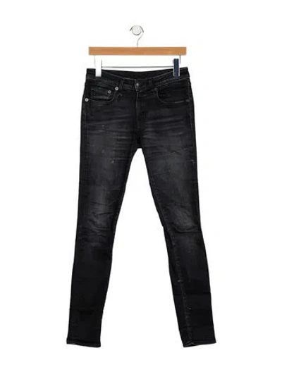 Pre-owned R13 Mid-rise Skinny Leg Jeans In Blue