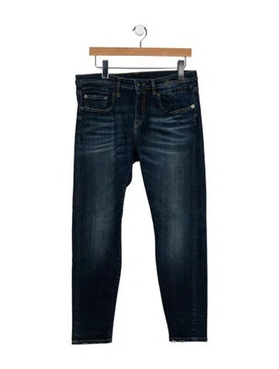 Pre-owned R13 Mid-rise Skinny Leg Jeans In Blue