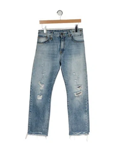 Pre-owned R13 Mid-rise Skinny Leg Jeans In Blue