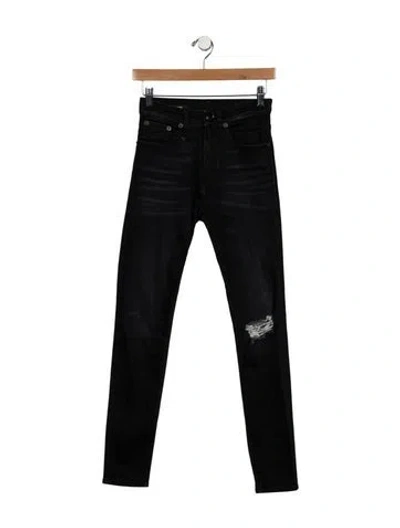 Pre-owned R13 Mid-rise Skinny Leg Jeans In Blue