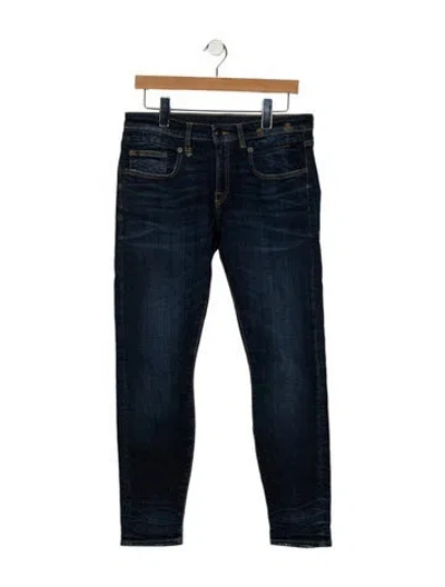Pre-owned R13 Mid-rise Skinny Leg Jeans In Blue