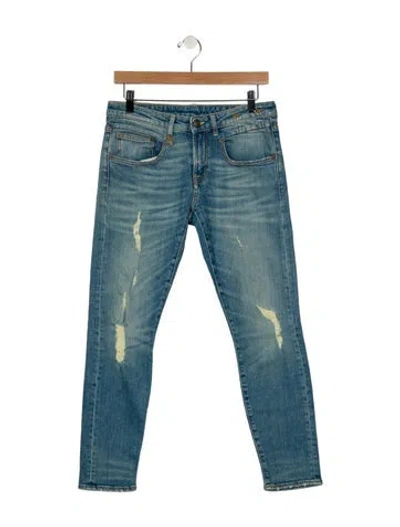 Pre-owned R13 Mid-rise Skinny Leg Jeans In Blue