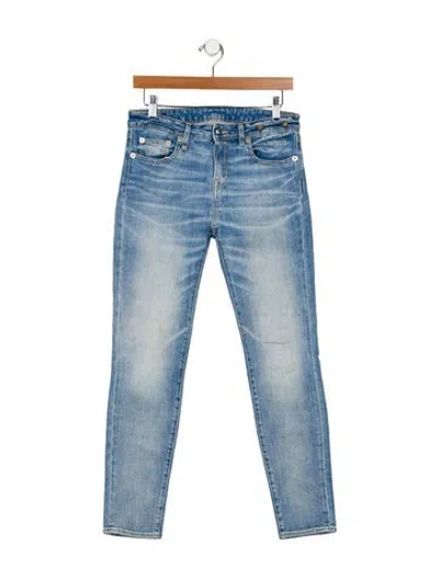 Pre-owned R13 Mid-rise Skinny Leg Jeans In Blue