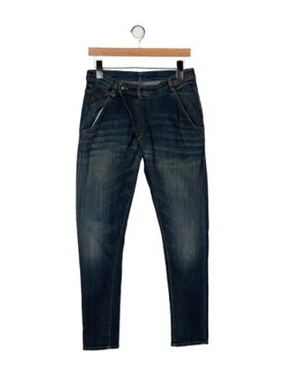 Pre-owned R13 Mid-rise Skinny Leg Jeans In Blue