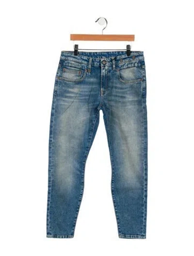 Pre-owned R13 Mid-rise Skinny Leg Jeans In Blue