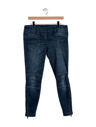 Pre-owned R13 Mid-rise Skinny Leg Jeans In Blue