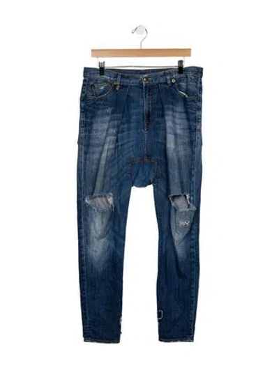Pre-owned R13 Mid-rise Skinny Leg Jeans In Blue