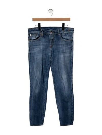 Pre-owned R13 Mid-rise Skinny Leg Jeans In Blue