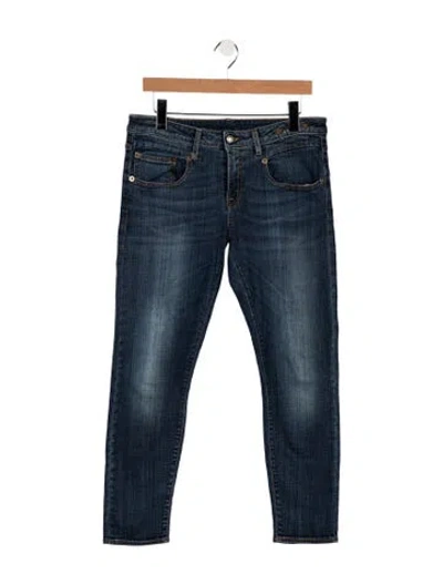 Pre-owned R13 Mid-rise Skinny Leg Jeans In Blue
