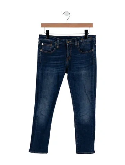 Pre-owned R13 Mid-rise Skinny Leg Jeans In Blue