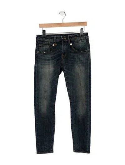Pre-owned R13 Mid-rise Skinny Leg Jeans In Blue
