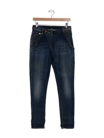 Pre-owned R13 Mid-rise Skinny Leg Jeans In Blue