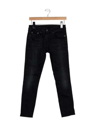 Pre-owned R13 Mid-rise Skinny Leg Jeans In Blue