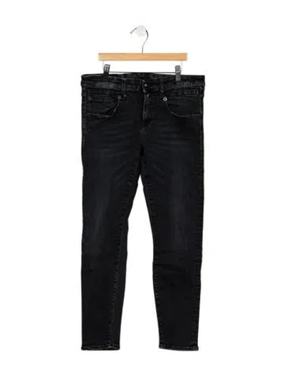 Pre-owned R13 Mid-rise Skinny Leg Jeans In Blue