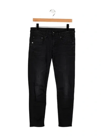 Pre-owned R13 Mid-rise Skinny Leg Jeans In Blue