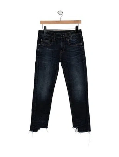 Pre-owned R13 Mid-rise Skinny Leg Jeans In Blue