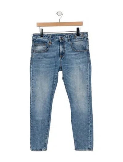 Pre-owned R13 Mid-rise Skinny Leg Jeans In Blue