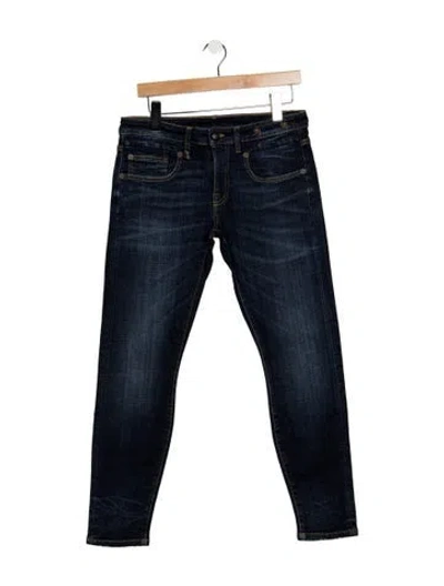 Pre-owned R13 Mid-rise Skinny Leg Jeans In Blue