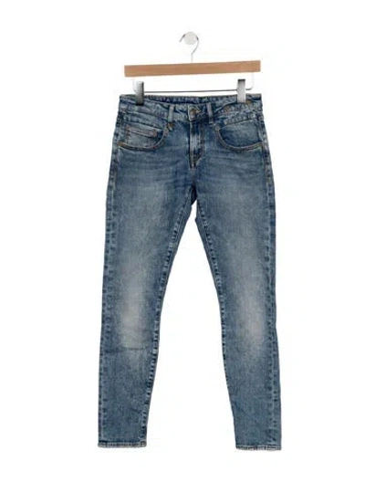 Pre-owned R13 Mid-rise Skinny Leg Jeans In Blue