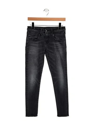 Pre-owned R13 Mid-rise Skinny Leg Jeans In Blue