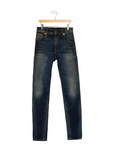 Pre-owned R13 Mid-rise Skinny Leg Jeans In Blue