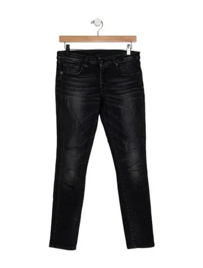 Pre-owned R13 Mid-rise Skinny Leg Jeans In Blue