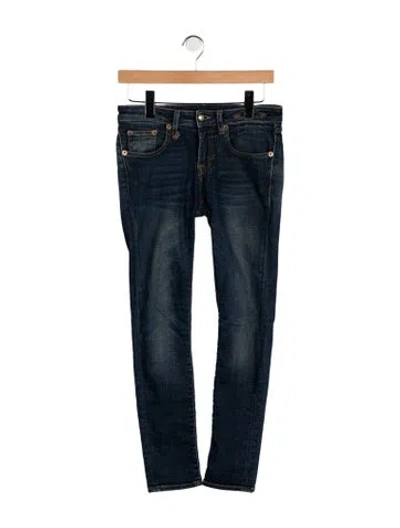 Pre-owned R13 Mid-rise Skinny Leg Jeans In Blue