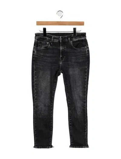 Pre-owned R13 Mid-rise Skinny Leg Jeans In Gray