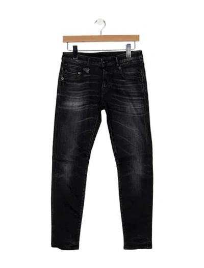 Pre-owned R13 Mid-rise Skinny Leg Jeans In Gray