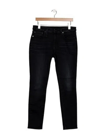 Pre-owned R13 Mid-rise Skinny Leg Jeans In Grey