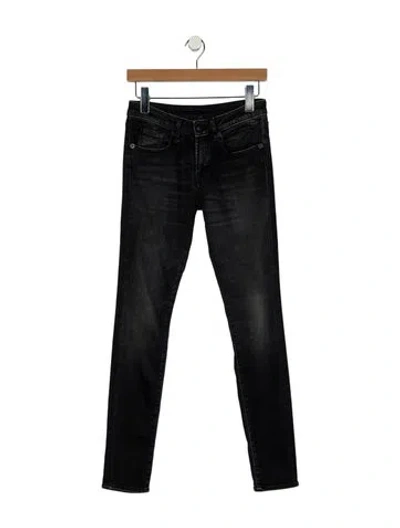 Pre-owned R13 Mid-rise Skinny Leg Jeans In Multi