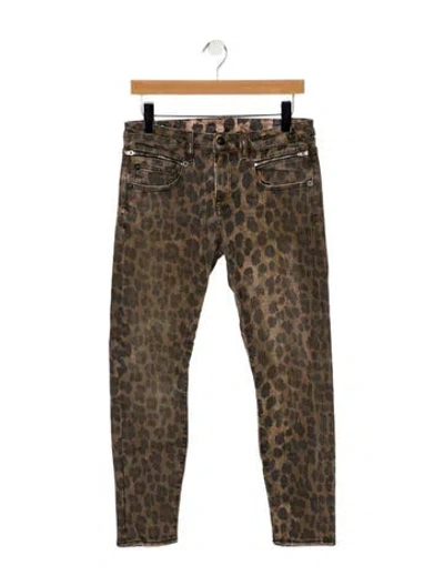 Pre-owned R13 Mid-rise Skinny Leg Jeans In Multi