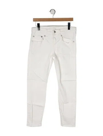 Pre-owned R13 Mid-rise Skinny Leg Jeans In Neutral
