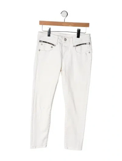 Pre-owned R13 Mid-rise Skinny Leg Jeans In Neutrals
