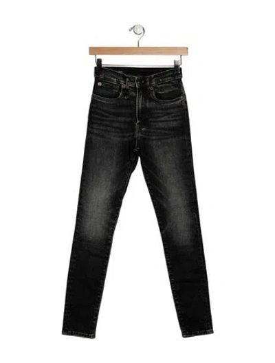 Pre-owned R13 Mid-rise Skinny Leg Jeans W/ Tags In Black